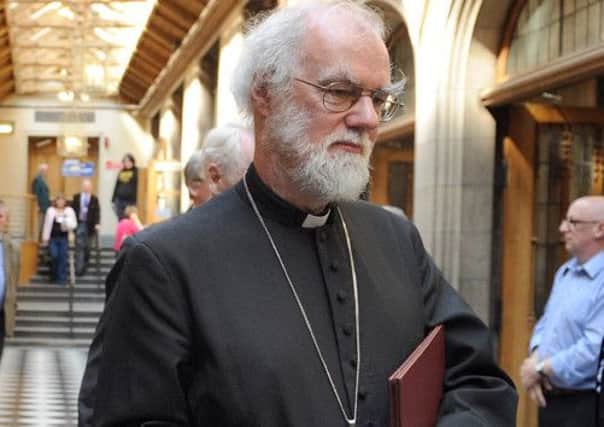 Dr Rowan Williams has urged the kirk to stay together. Picture: TSPL