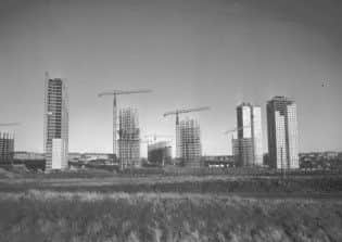 The Red Road flats in 1965. Picture: Allan Milligan