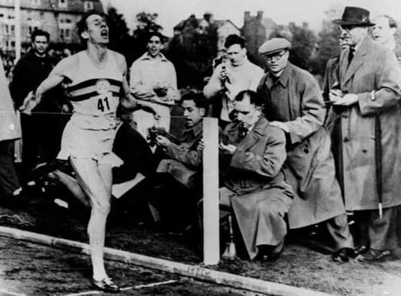 1954: Roger Bannister, a 25-year-old medical student, ran the worlds first four-minute mile at an athletics meeting at Oxford