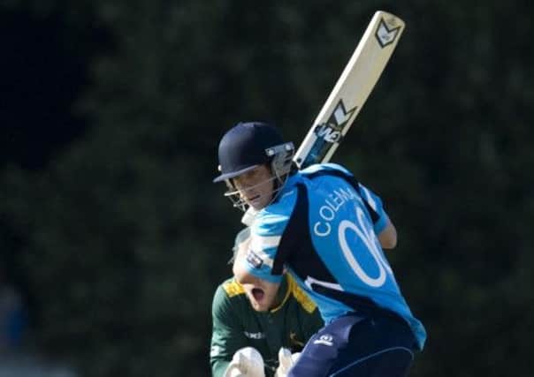 Freddie Coleman launched the Scotland innings. Picture: SNS