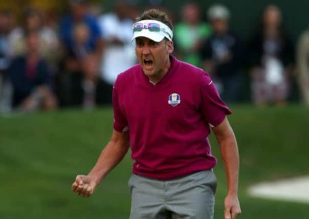 Ian Poulter at the Ryder Cup, which is in Scotland next year. Picture: Getty