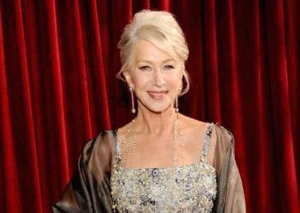 Dame Helen Mirren ranted at the drummers in the street while dressed as the Queen. Picture: Getty