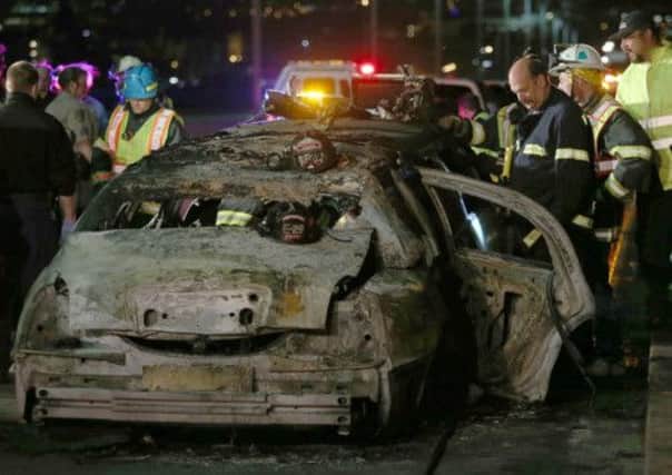 Five people died when they were trapped in the limo that caught fire. Picture: PA