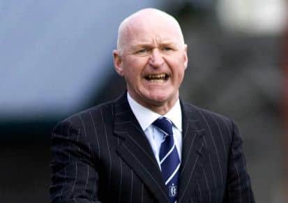 John Brown was unable to hide his anger. Picture: SNS