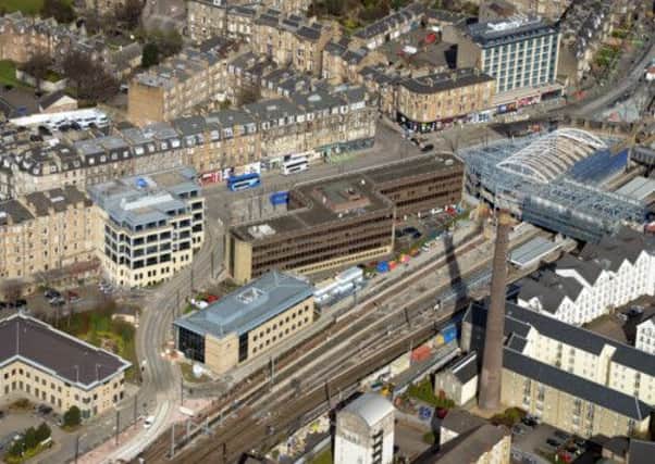 Aerial view of Haymarket and the Haymarket Station redevelopment. Picture: Complimentary