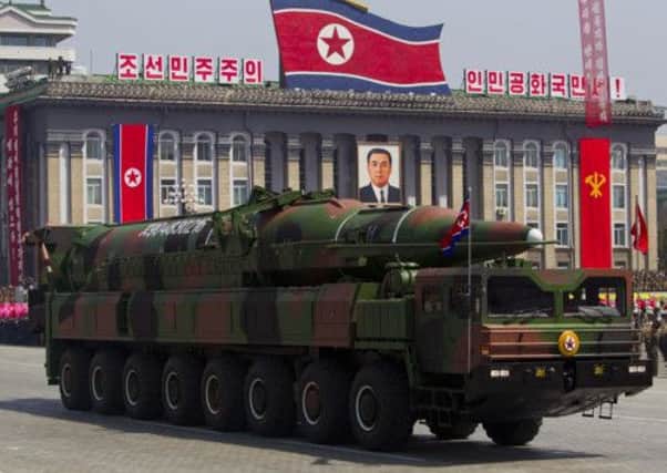North Korea has been raising tensions with missile threats. Picture: AP