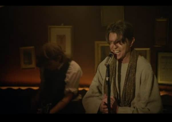 A screenshot of Bowie's latest video, which Youtube has pulled from the site