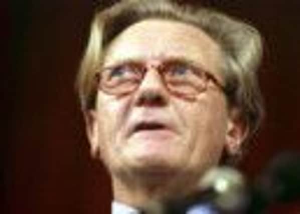 Michael Heseltine warned of problems if the Tories pressed on with the poll tax, on this day in 1990. Picture: TSPL