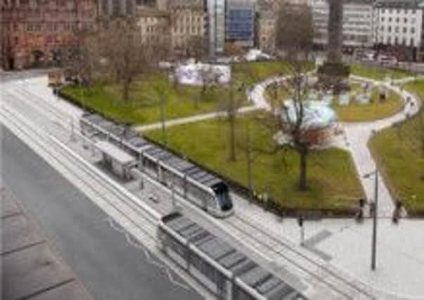Computer generated image of the St Andrew Square terminus. Picture: Complimentary