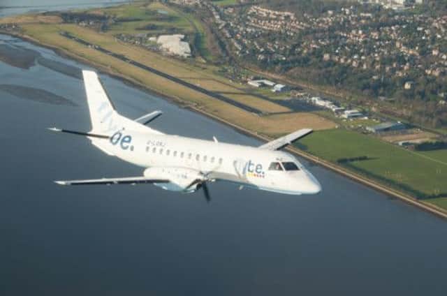 The FlyBe aircraft was being operated by Loganair. Picture: Complimentary