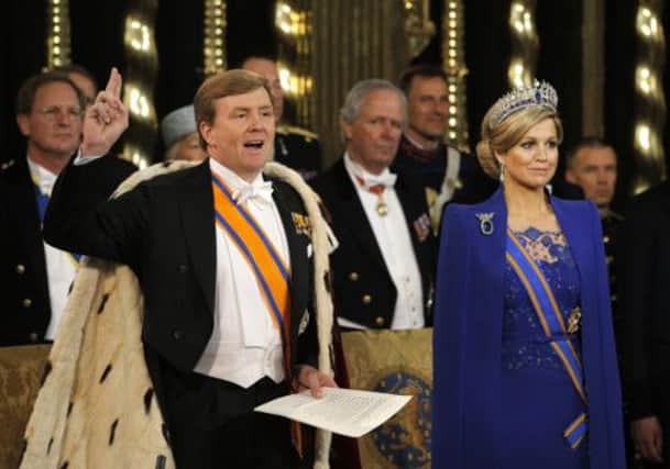The recent coronation of Dutch king Willem Alexander was informal compared to the pomp of British royal occasions. Picture: AP