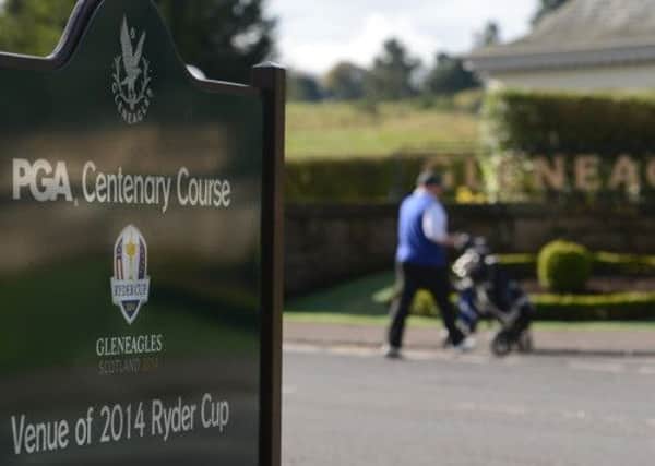 Gleneagles will host the Ryder Cup in 2014. Pic: Neil Hanna