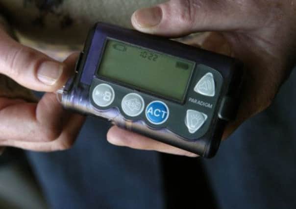 Ministers made a commitment to supply a quarter of under-18s who have diabetes with an insulin pump. Picture: Jane Barlow