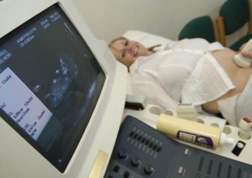 A modern-day ultrasound machine in use. Picture:  Rob McDougall