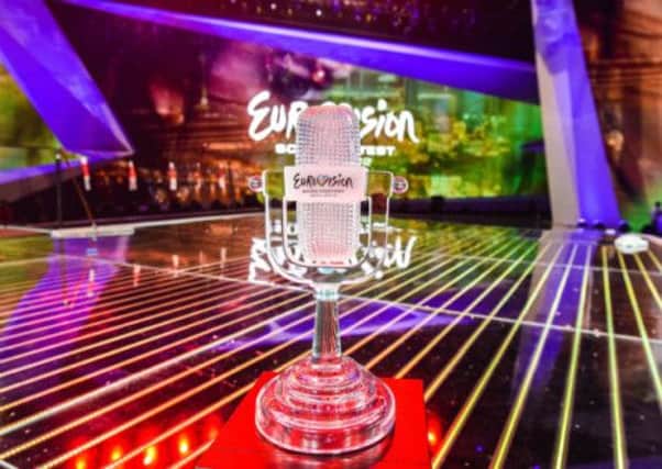 The Eurovision Song Contest trophy. Picture: Andres Putting