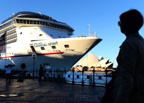 The Carnival Spirit at Sydney's Circular Quay. Picture: AFP/Getty