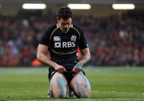 Scotland's Nick De Luca faces a battle to retain his place. Picture: PA