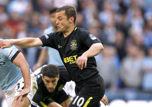 Shaun Maloney, pictured, James McCarthy and James McArthur played vital roles
in Wigan's FA Cup triumph. Picture: PA