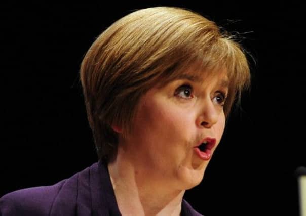Nicola Sturgeon will use a speech in Glasgow to declare that the country has a choice of 'two futures'. Picture: Ian Rutherford