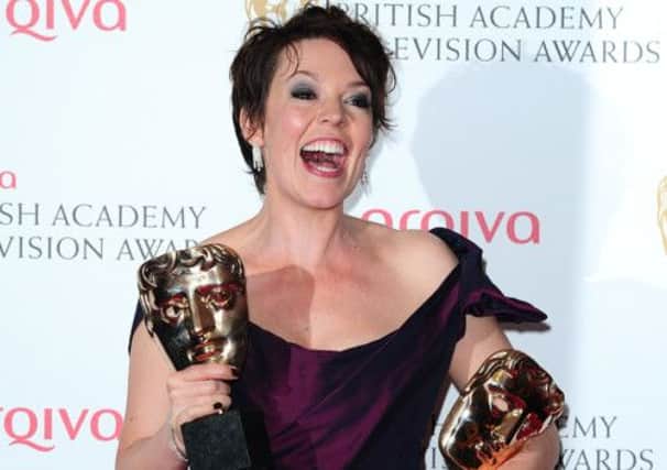 Colman won best supporting actress for her role in Accused and best female in a comedy programme for Twenty Twelve. Picture: PA