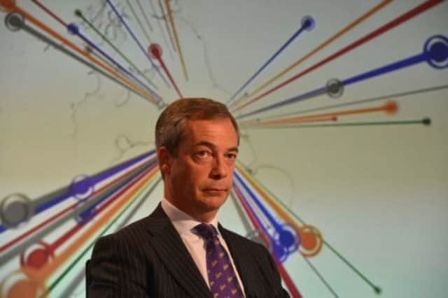 Nigel Farage says Ukip aims to win seats at Holyrood. Picture: PA