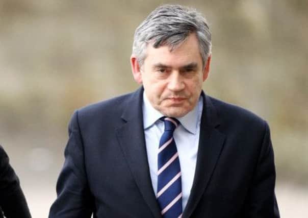 Gordon Brown: Setting out 'a distinct Labour voice'. Picture: Getty