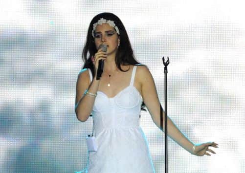 Lana Del Rey performs in Turin, Italy. Picture: Getty