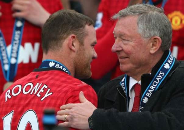 Sir Alex Ferguson confirmed on Sunday that Rooney had submitted a transfer request. Picture: Getty