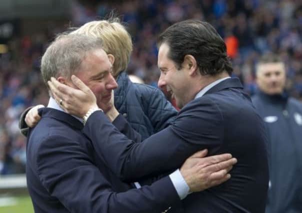 Ally McCoist and Craig Mather. Picture: SNS