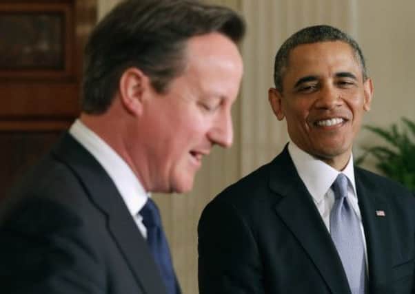David Cameron (L) and U.S. President Barack Obama. Picture: Getty