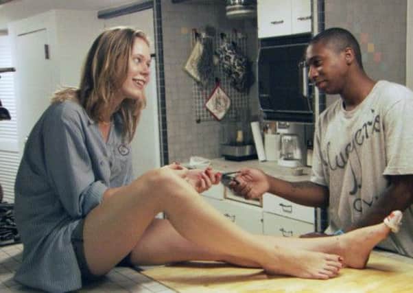Zoe Lescaze and Ty Hickson in Gimme the Loot. Picture: Contributed