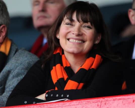 Dundee United fan Lorraine Kelly is on the judging panel. Picture: PA