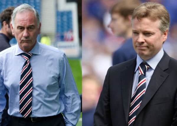 Charles Green and Craig Whyte. Pictures: SNS