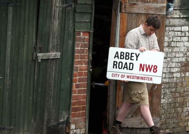 Buyers will be able to bid on such street signs as Abbey Road. Picture: PA