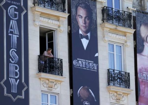 Posters for the film 'The Great Gatsby' outside the Carlton Hotel, Cannes. Picture: Reuters