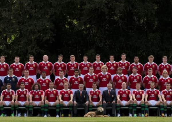 The British and Irish Lions official squad photo. Picture: PA