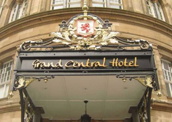 The transmission took place between London, and the Grand Central Hotel in Glasgow. Picture: Adrian Welch/glasgowarchitecture.co.uk