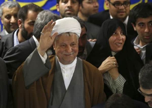 Former Iranian President Akbar Hashemi Rafsanjani, pictured in Tehran this weekend. Picture: AP