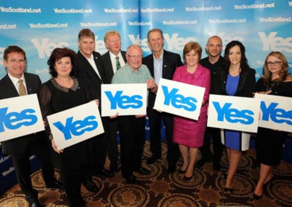 Yes Scotland: Received large donation from Colin and Chris Weir. Picture: Kate Chandler/TSPL