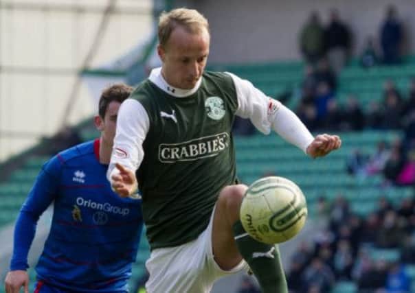 Leigh Griffiths follows in the footsteps of Stanton by winning the prize. Picture: SNS