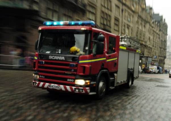 Three fire engines were called to the incident. Picture: TSPL