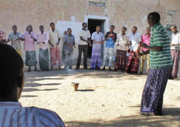 Somalian Sufis gather in Mogadishu for public worship. Picture: AP