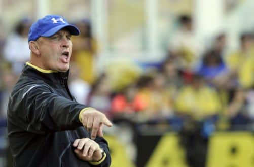Vern Cotter put the tyre-town team Clermont Auvergne on the road to success after years of under-achievement. Picture: Tierry Zoccolan