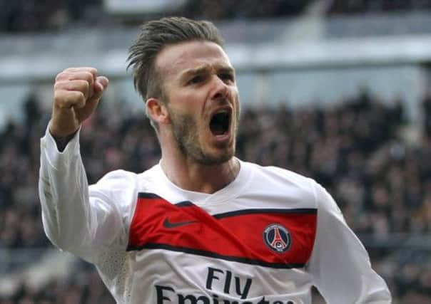 David Beckham: Never had a trick. Picture: AP