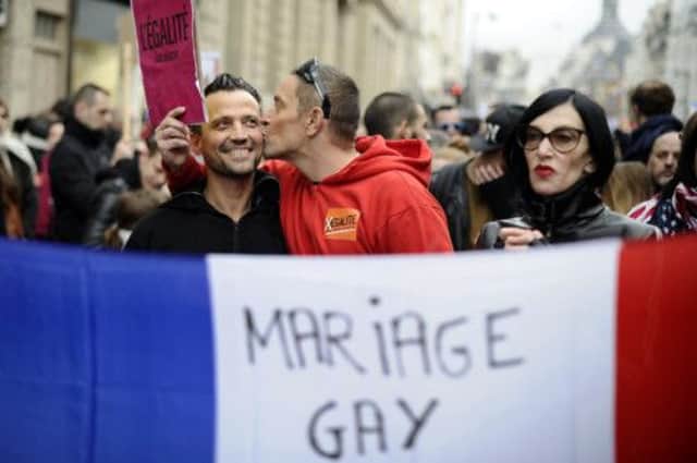 France has become the 14th country to legalise same-sex marriage. Picture: Getty