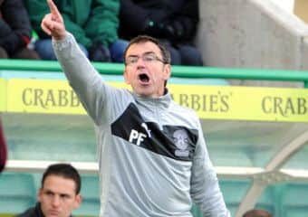 Hibernian manager Pat Fenlon. Picture: Jane Barlow