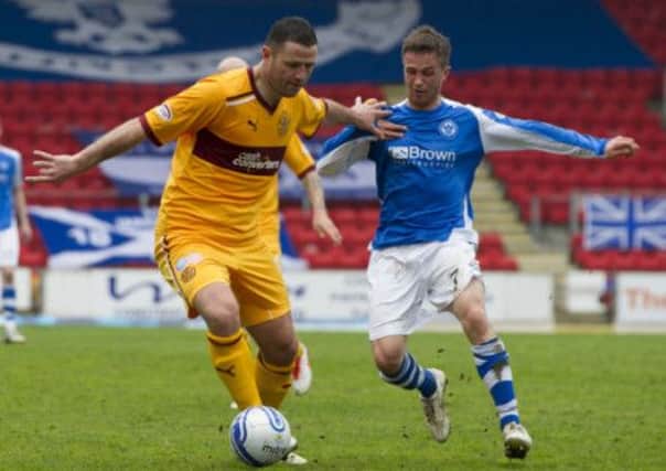 Motherwell and St Johnstone will both play European football next year after the Saints clinched victory at McDiarmid Park. Picture: SNS
