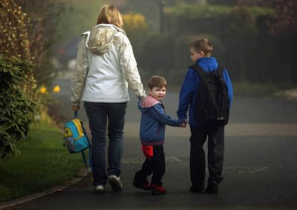 Only 56 per cent of pupils at secondary schools make their way on foot. Picture: Getty Images
