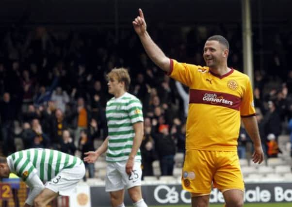 Higdon became the first Motherwell player to top the Scottish top-flights scoring charts since Tommy Coyne. Picture: PA