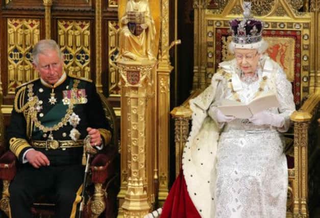 Prince Charles listens to the Queens Speech laying out the governments plans for immigration laws. Picture: Reuters
